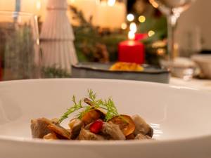 Une recette festive : Filet mignon sauce foie gras et topinambours